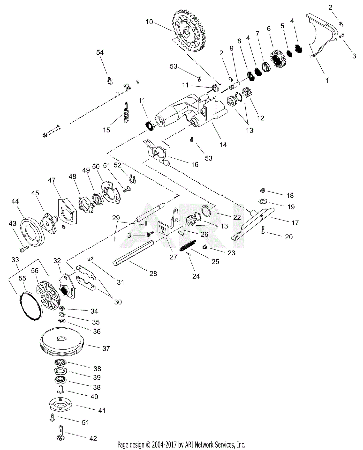 Ariens 911505 (000101 - ) LM21S, 6.5hp Tec., Recoil, 21