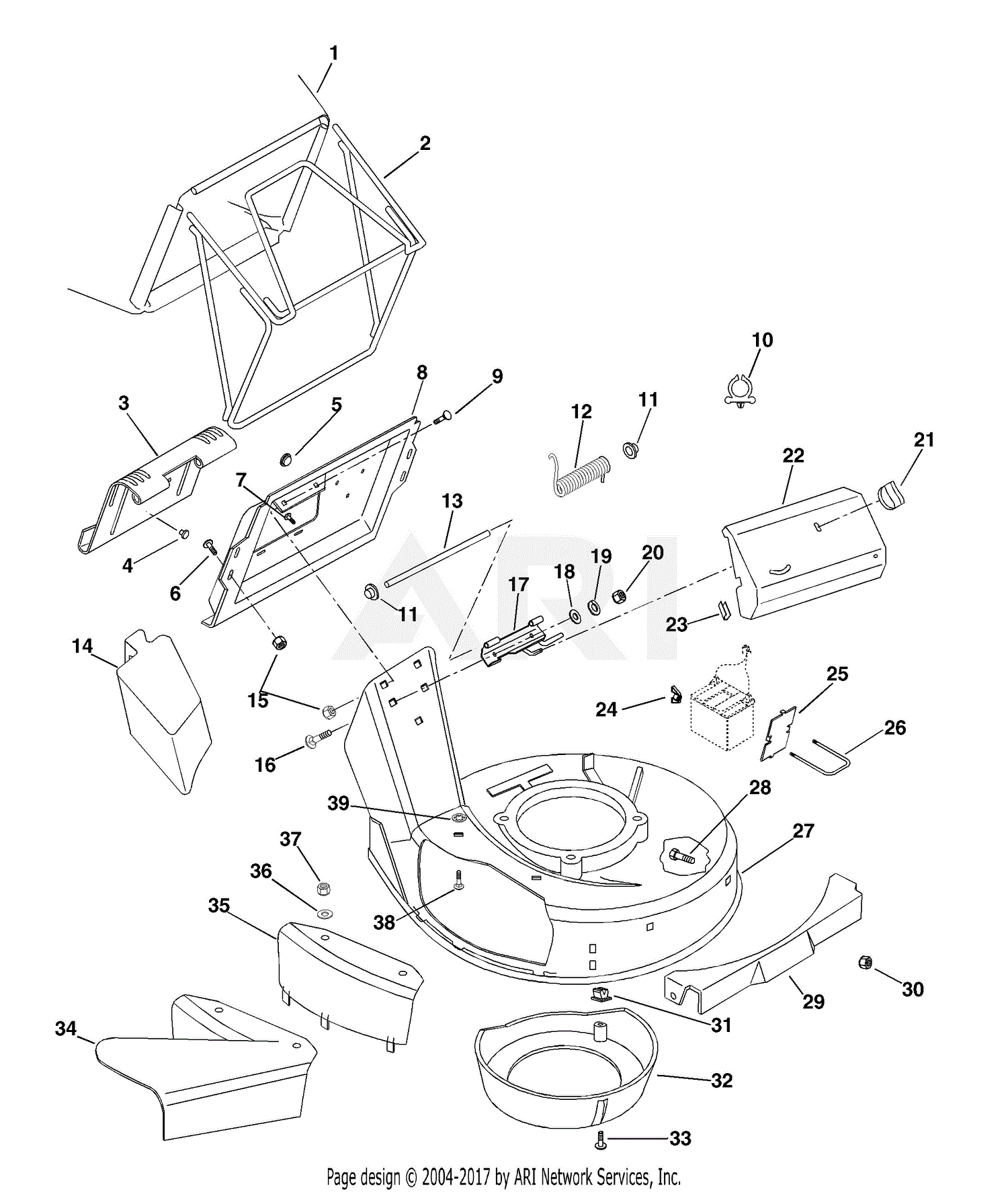 Ariens 911515 (000101 - 001695) LM21SE, 6.5hp B&S, Electric, 21