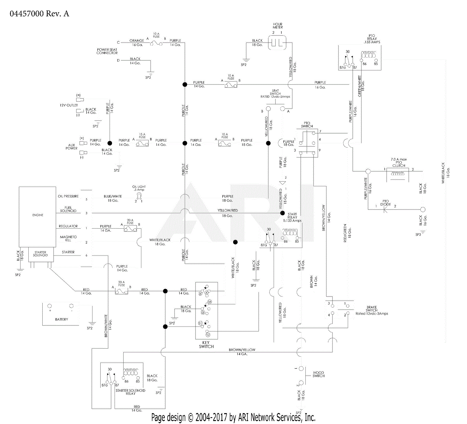 Ariens 04457000 Parts Diagram For Wiring Diagram - 04457000