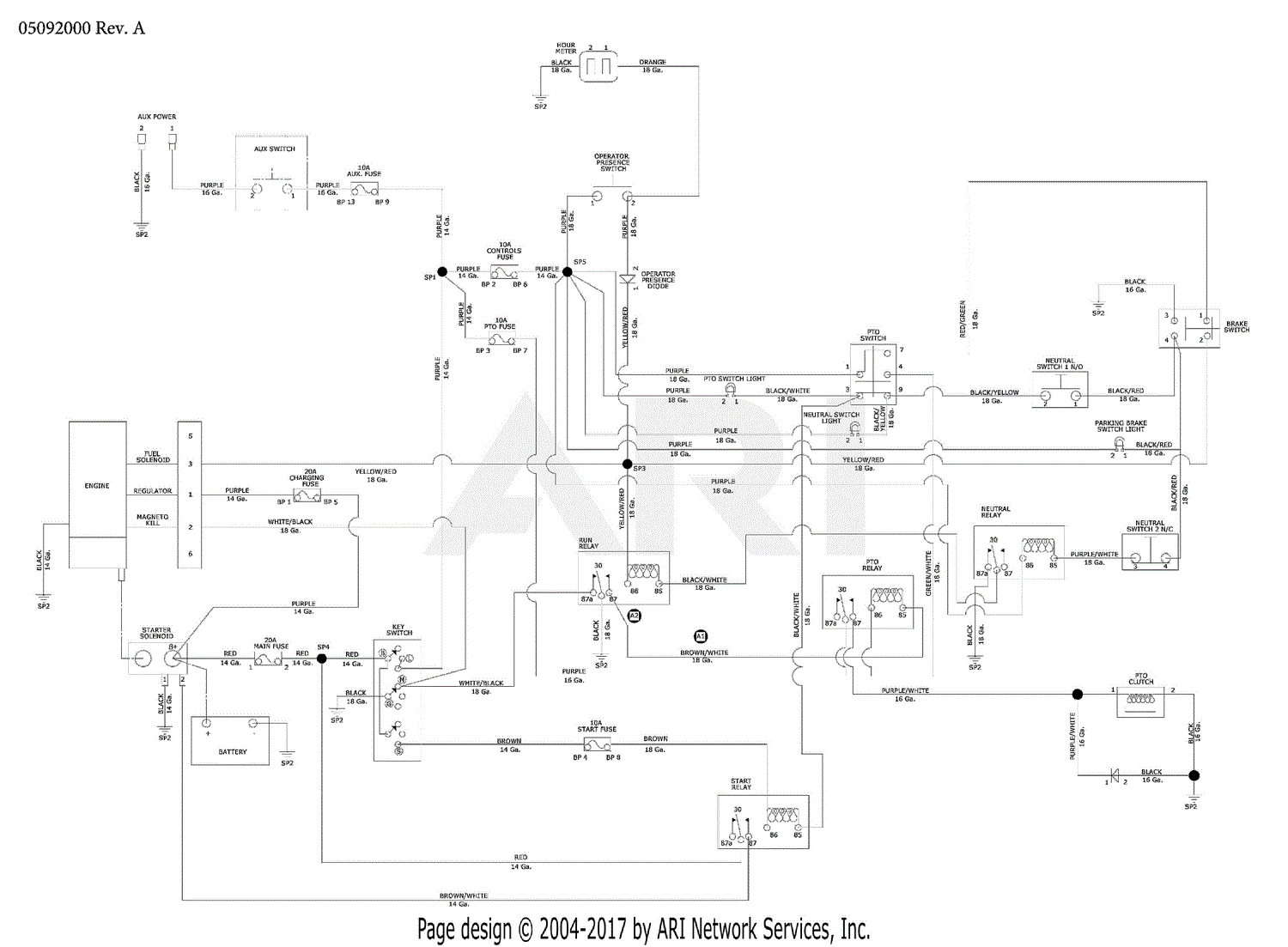 Ariens 05092000 Parts Diagram for Wiring Diagram - 05092000