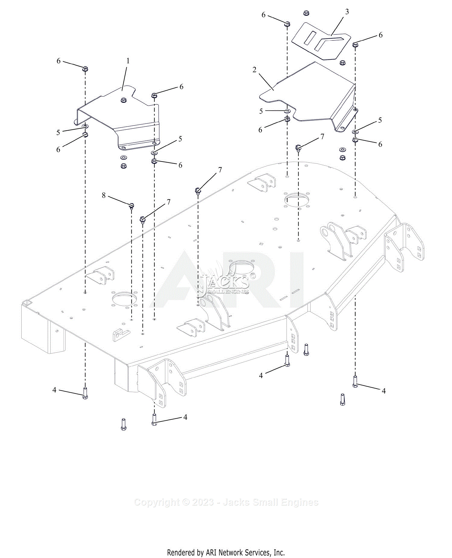 Ariens 991153 (040000 - ) Apex 48 Parts Diagram for Parts List 4 - Belt ...