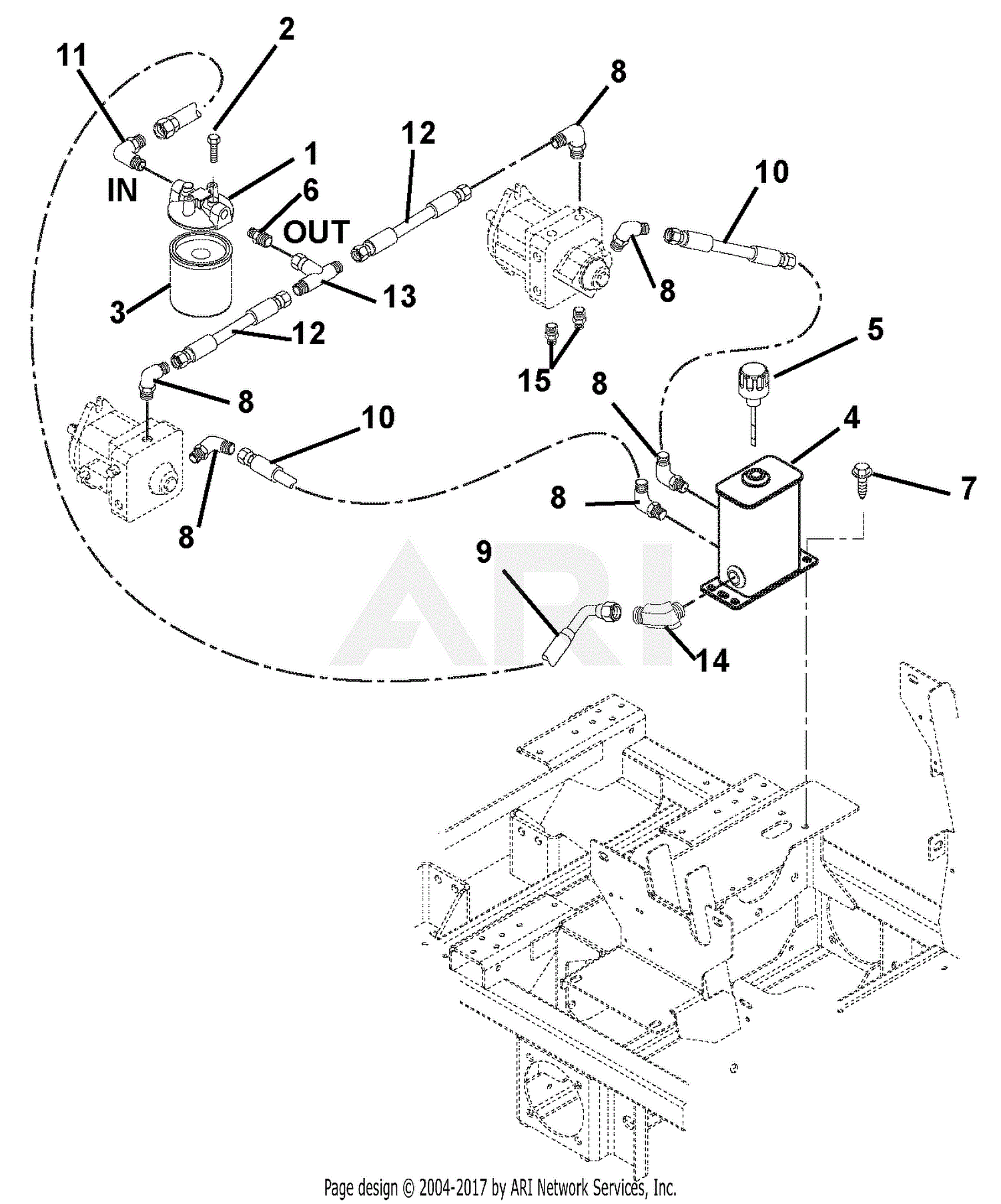 Ariens 992317 (002001 - 002499) 31HP - 60