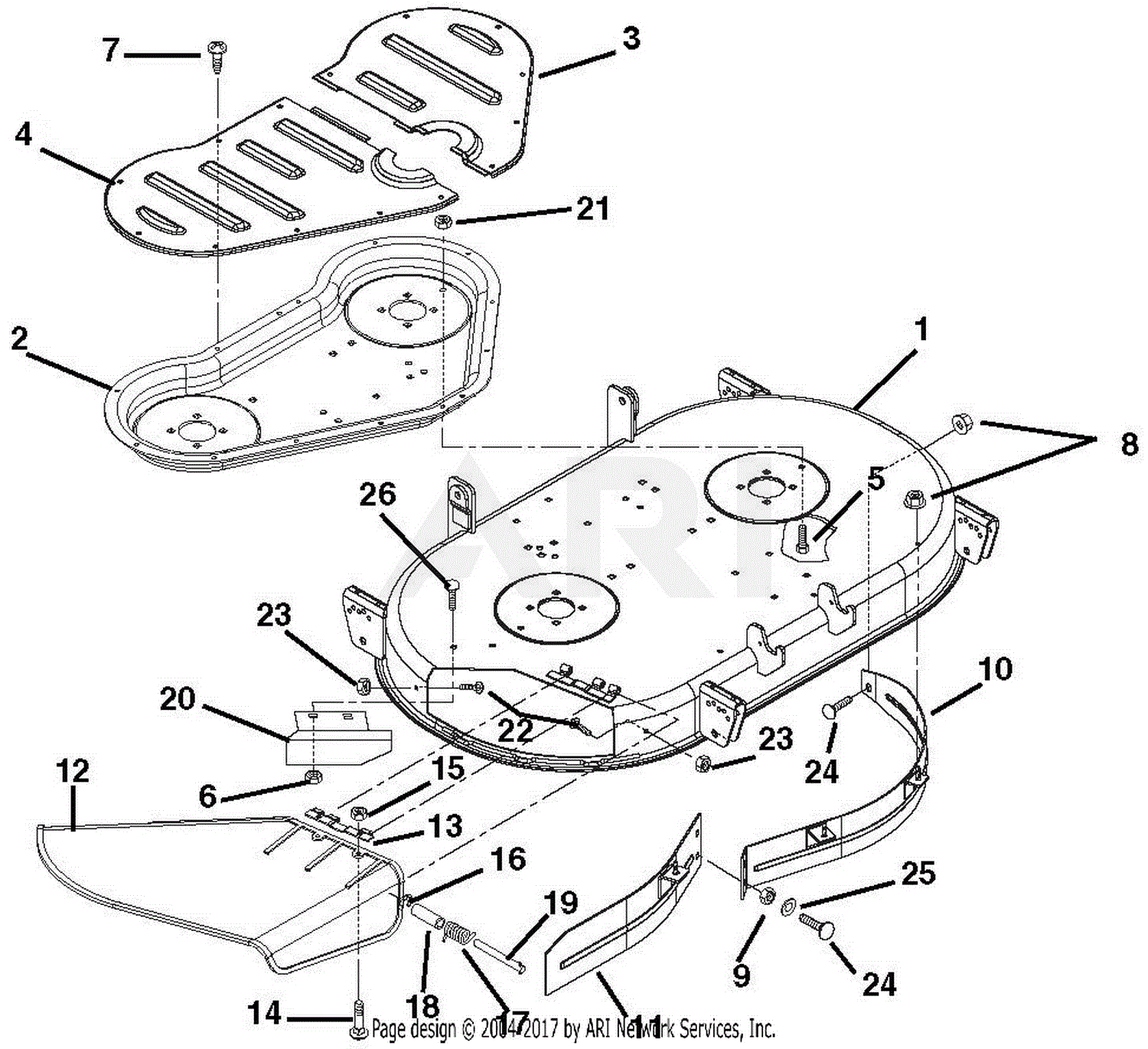 Ariens ezr 1742 cheap deck belt replacement