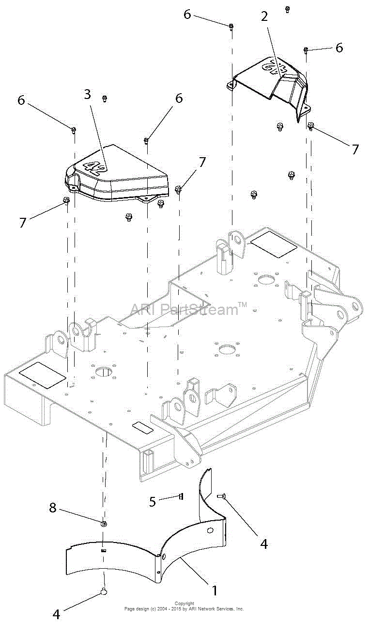 Ariens 915175 (000101 - ) IKON-X 42 Parts Diagram for Belt Covers And ...