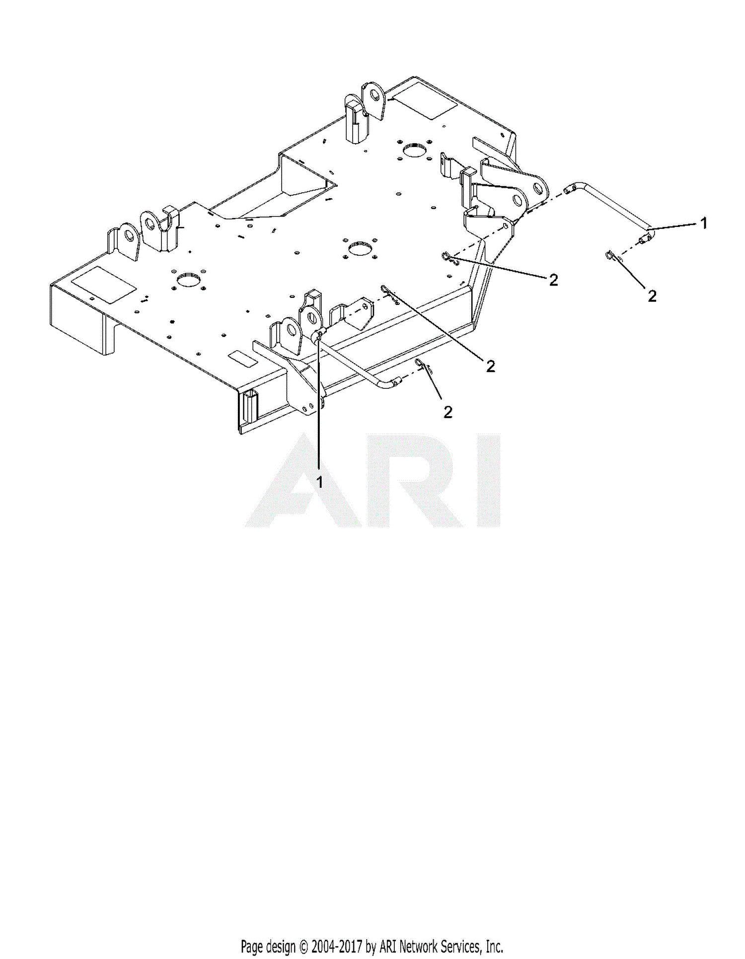Ariens 915177 (016000 ) IkonX 52 Parts Diagram for Deck Mount