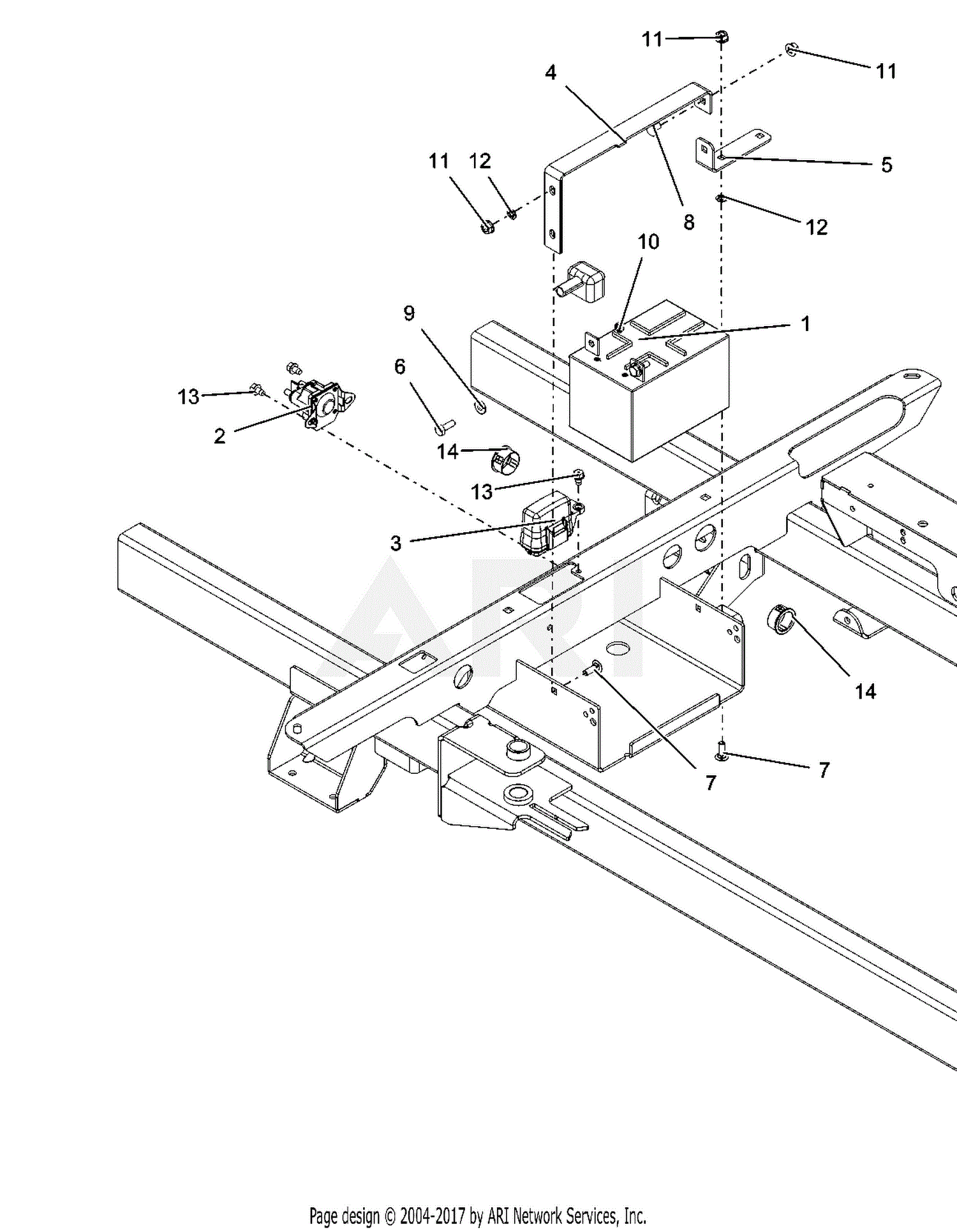 Ariens 915177 (016000 - ) Ikon-X 52 Parts Diagram for ... 12 5 kohler engine wiring harness diagram 