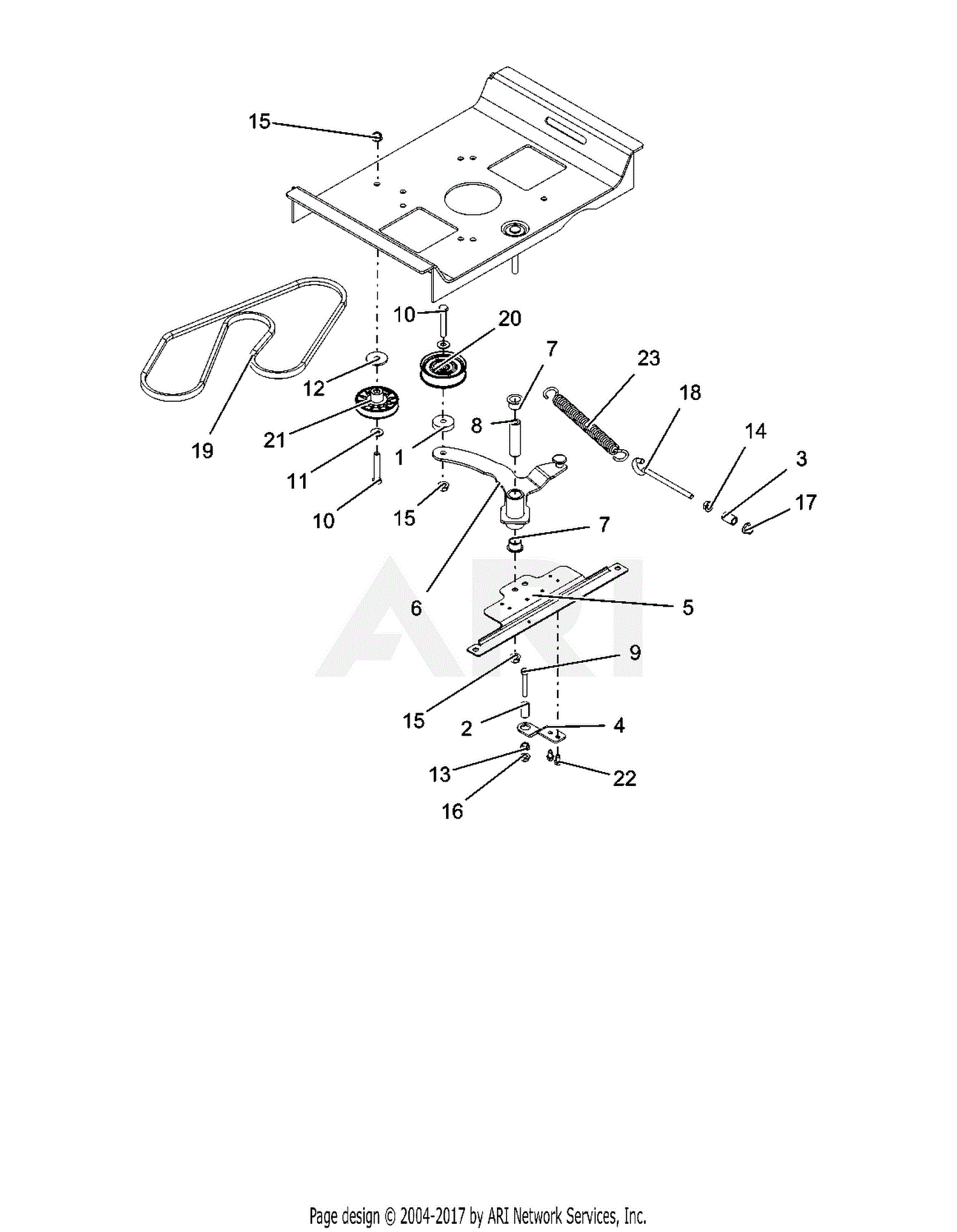 Ariens 915177 (016000 - ) Ikon-X 52 Parts Diagram for Transaxle Drive