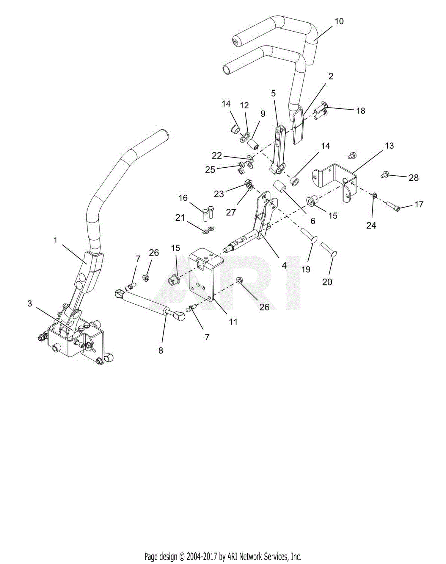 Ariens 915223 (000101 029999) IkonX 52 Parts Diagram for Controls