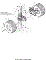 Ariens 915223 030000 034999 IKON X 52 Parts Diagram for Rear