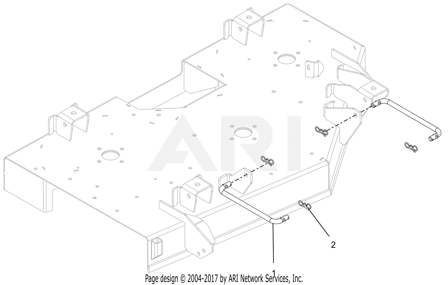 Ariens 915223 (080000 ) IkonX 52 Parts Diagram for Deck Mount