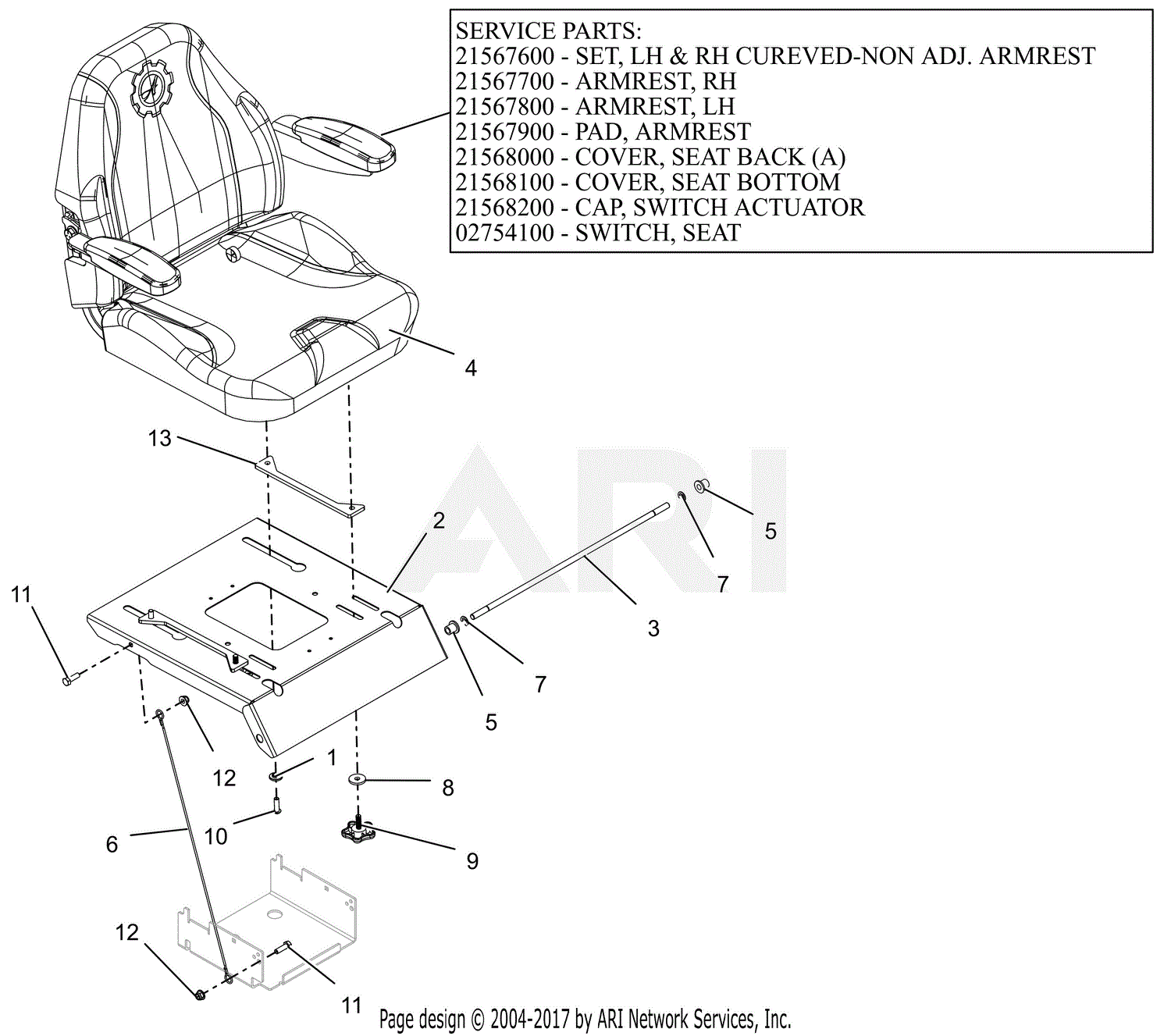 Ariens Ikon X 42 Belt Diagram