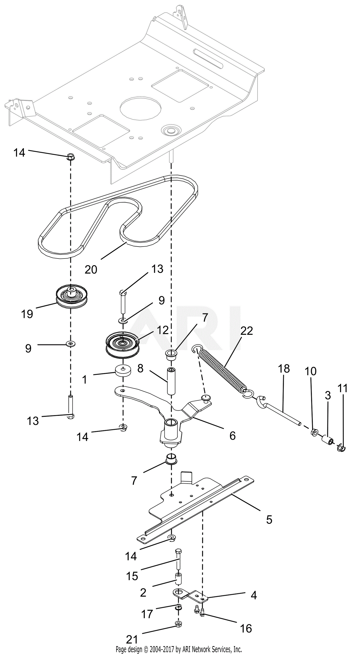 Ariens 915221 (080000 - ) Ikon-X 42 Parts Diagram for Transaxle Drive
