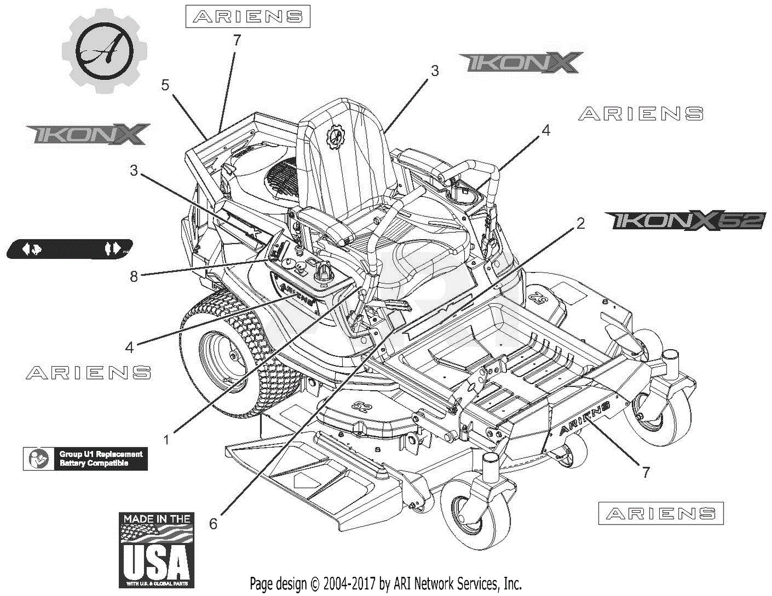 Ariens Ikon Xd 52 Belt Diagram