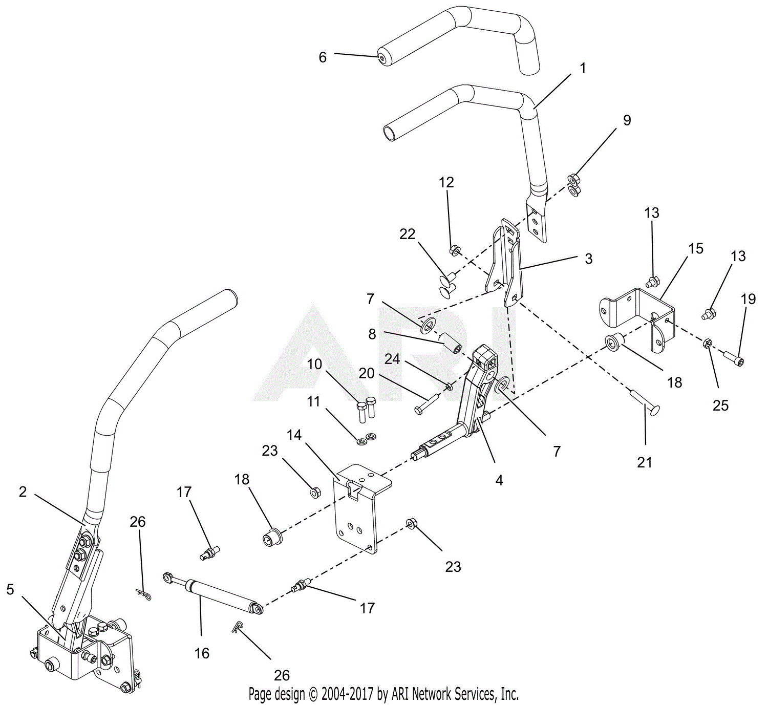 Ariens 915227 (080000 - ) Ikon XL 52 Parts Diagram for Controls