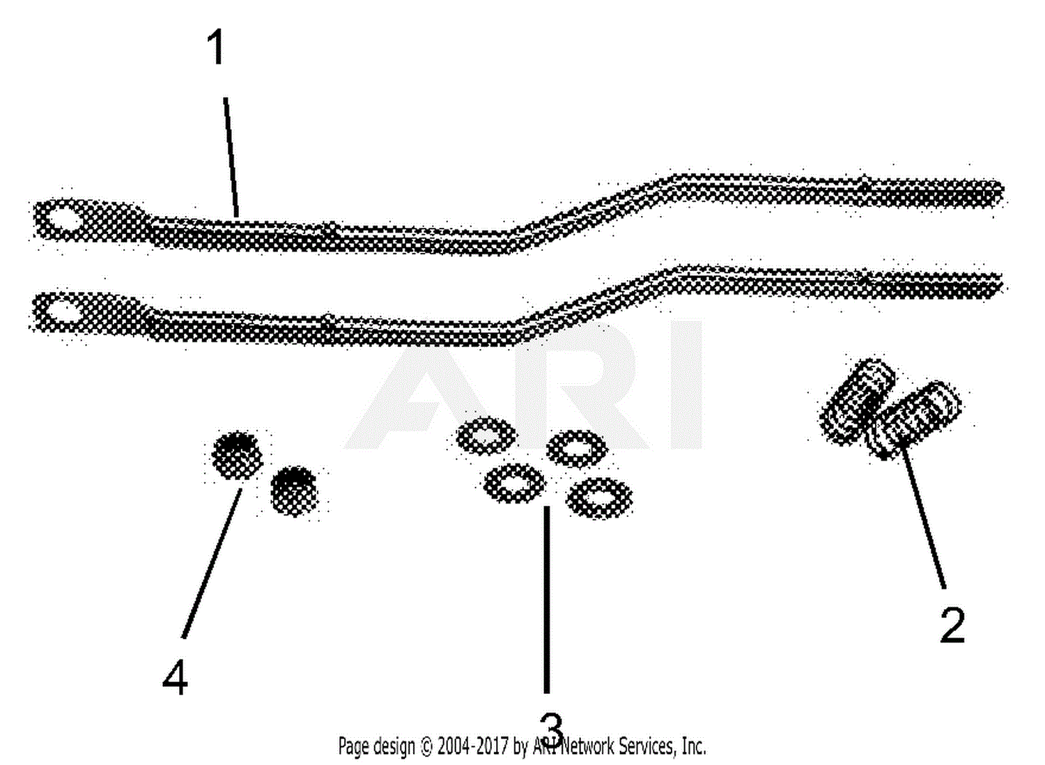 Ariens 715065 Zoom Parking Brake Release Kit Parts Diagram for Parking