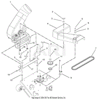 Ariens 815154 (000101 - ) 42-48-54 Inch Bagger Parts Diagram for 