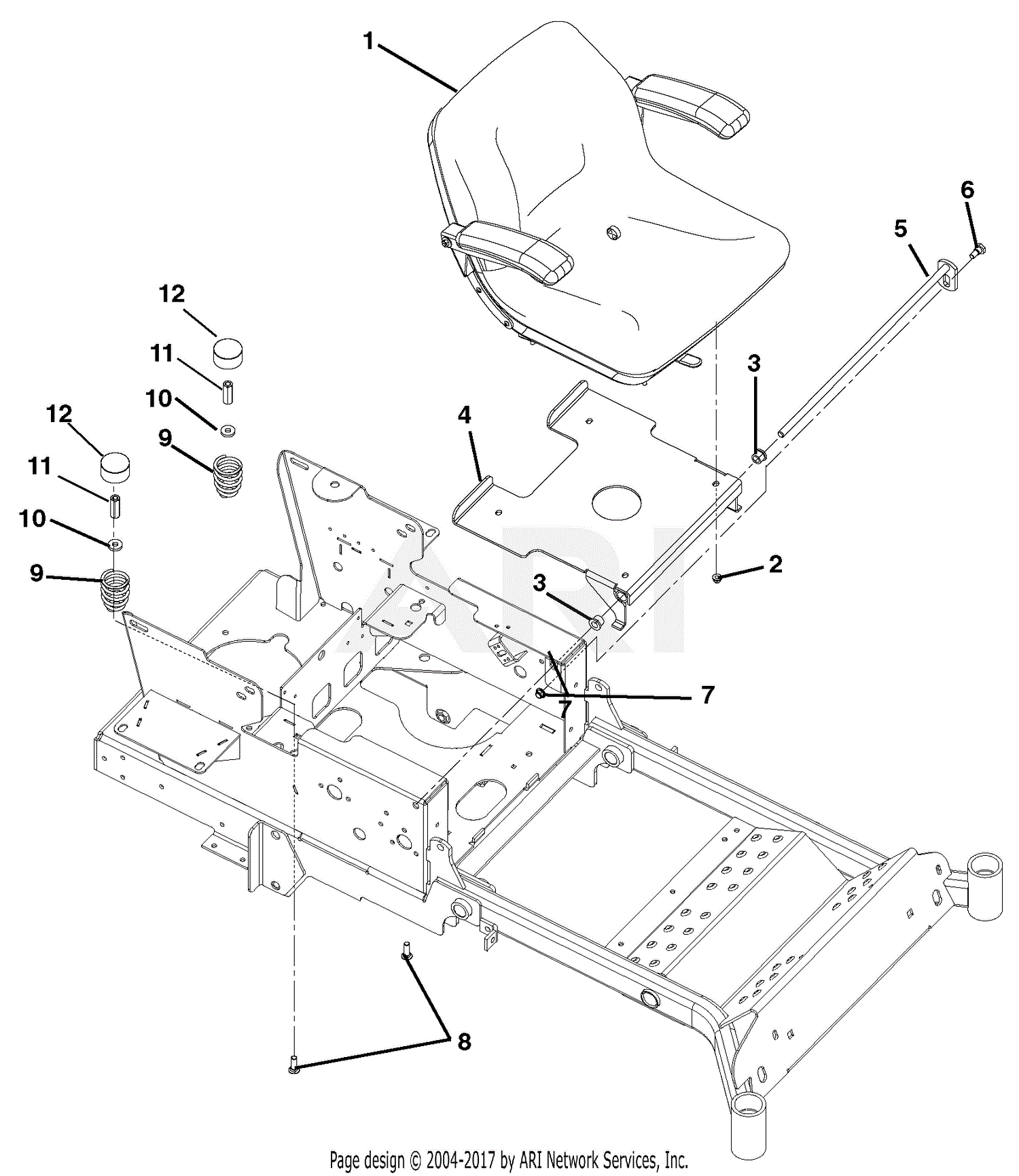 Ariens 991075 (000101 - ) Max Zoom 60 HD, Kawasaki, 60 ... scalp diagram model 