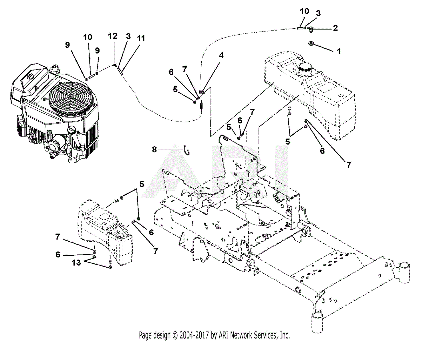 Ariens 991087 (020000 - 029999) Max Zoom 60, Kohler, 60