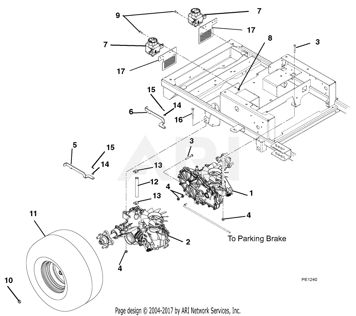 Ariens 915137 (000101 - 005999) Zoom XL 2042, 20hp Koh ... aries wiring diagrams 