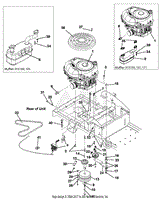 Ariens 915171 (045000 - ) Zoom 42 CARB Parts Diagram for Engine 