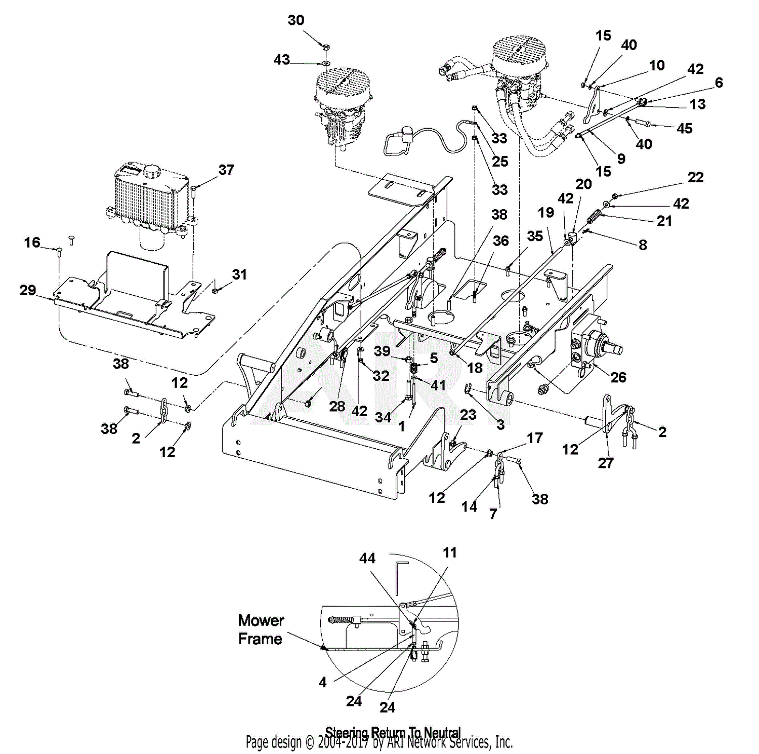 Ariens 991800 (000101 - ) Pro-Zoom 2352S, 23hp Kawasaki, 52