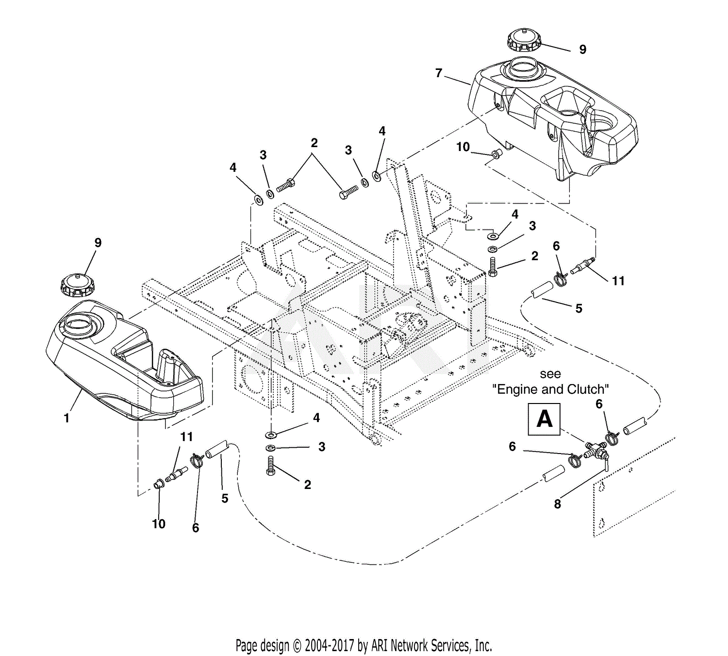 Ariens 992028 (030000 - ) Zoom 2050, 20hp B&S, 50