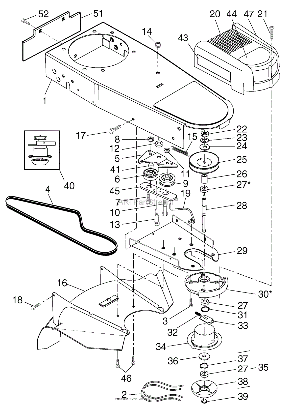 AYP/Electrolux PPWT60022, 96172000600 (2009-11) Parts Diagram for Chassis