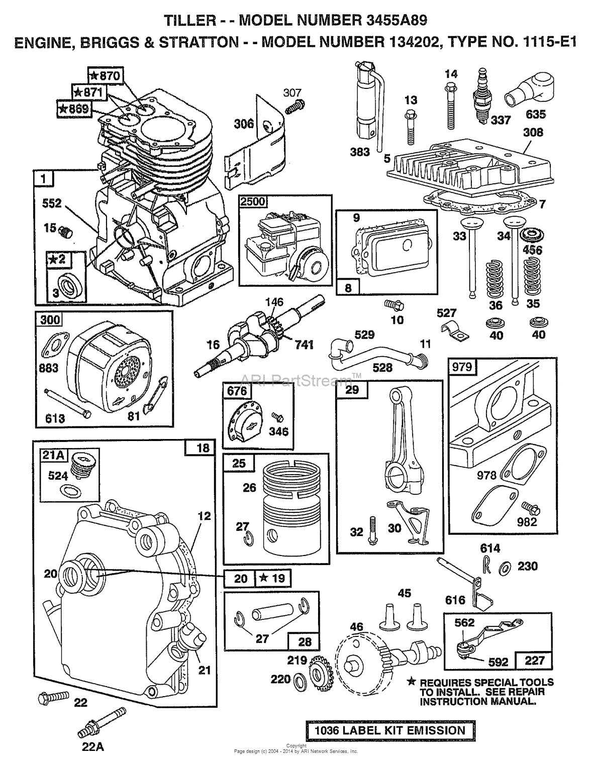 Aypelectrolux 3455a89 1998 Parts Diagram For Engine Briggs And Stratton
