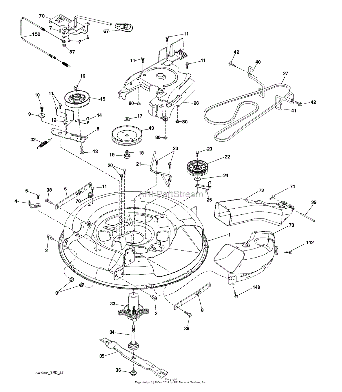 AYP/Electrolux LZ11577RB - 96041013701 (2010-09) Parts Diagram for ...