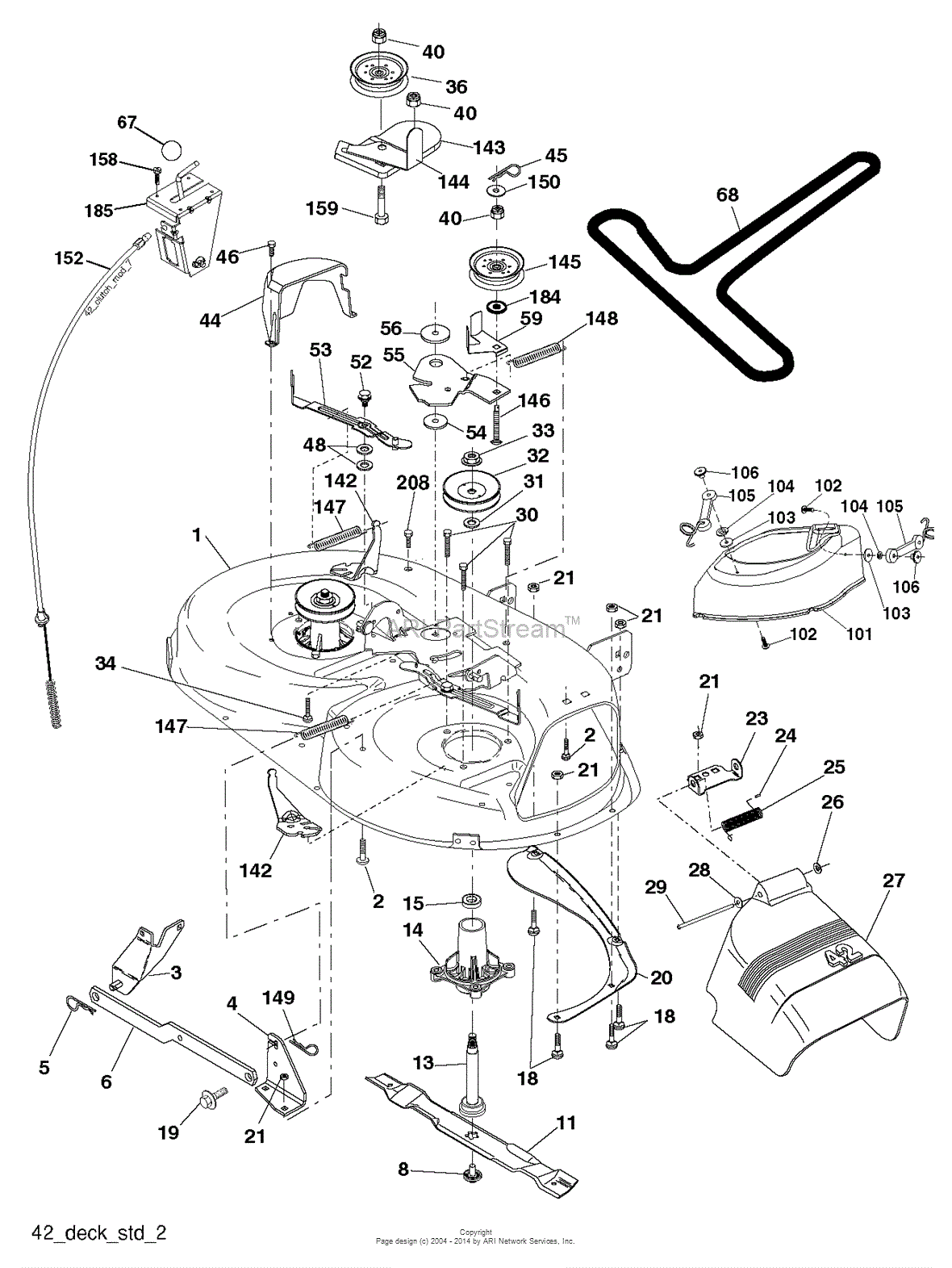 AYP/Electrolux LZ165107H - 96011030400 (2011-12) Parts Diagram for ...