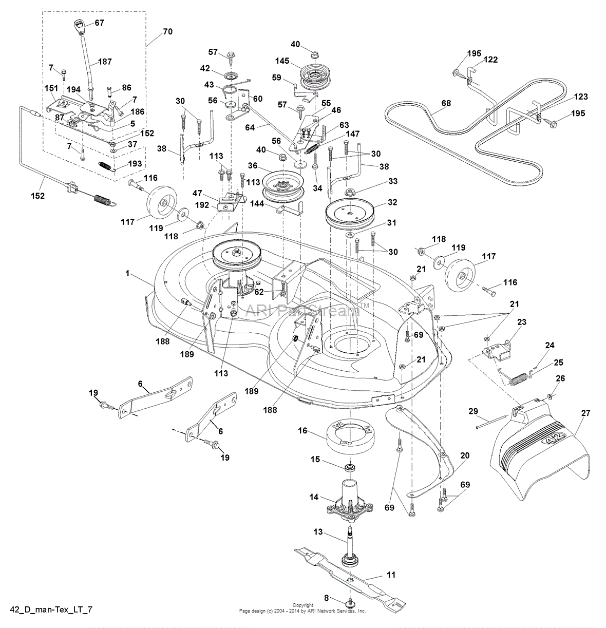 AYP/Electrolux PB195H42LT, 96042003601 (2006-12) Parts Diagram for ...