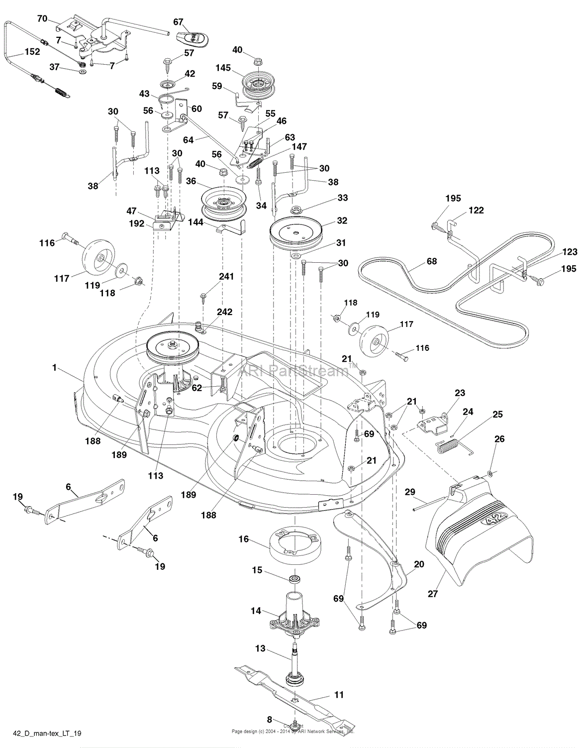 AYP/Electrolux PB195H42LT, 96042003604 (2009-09) Parts Diagram for ...