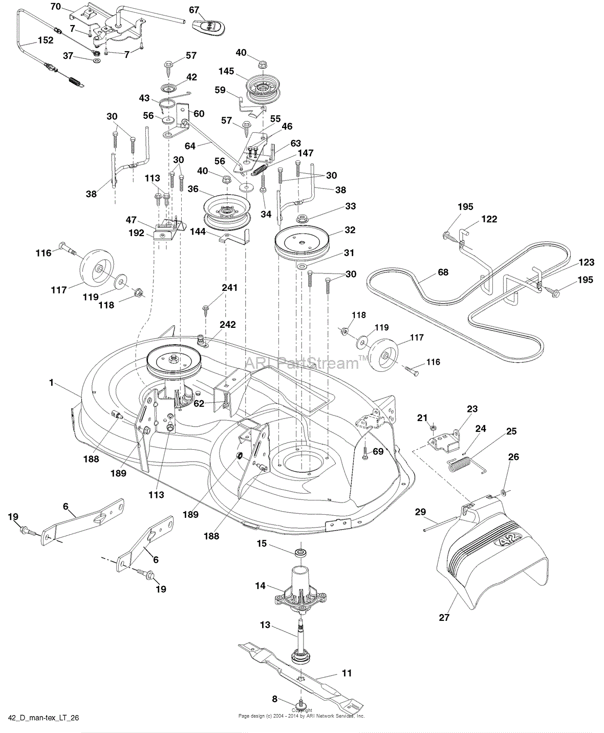 AYP/Electrolux PB195H42LT, 96042008400 (2008-12) Parts Diagram for ...