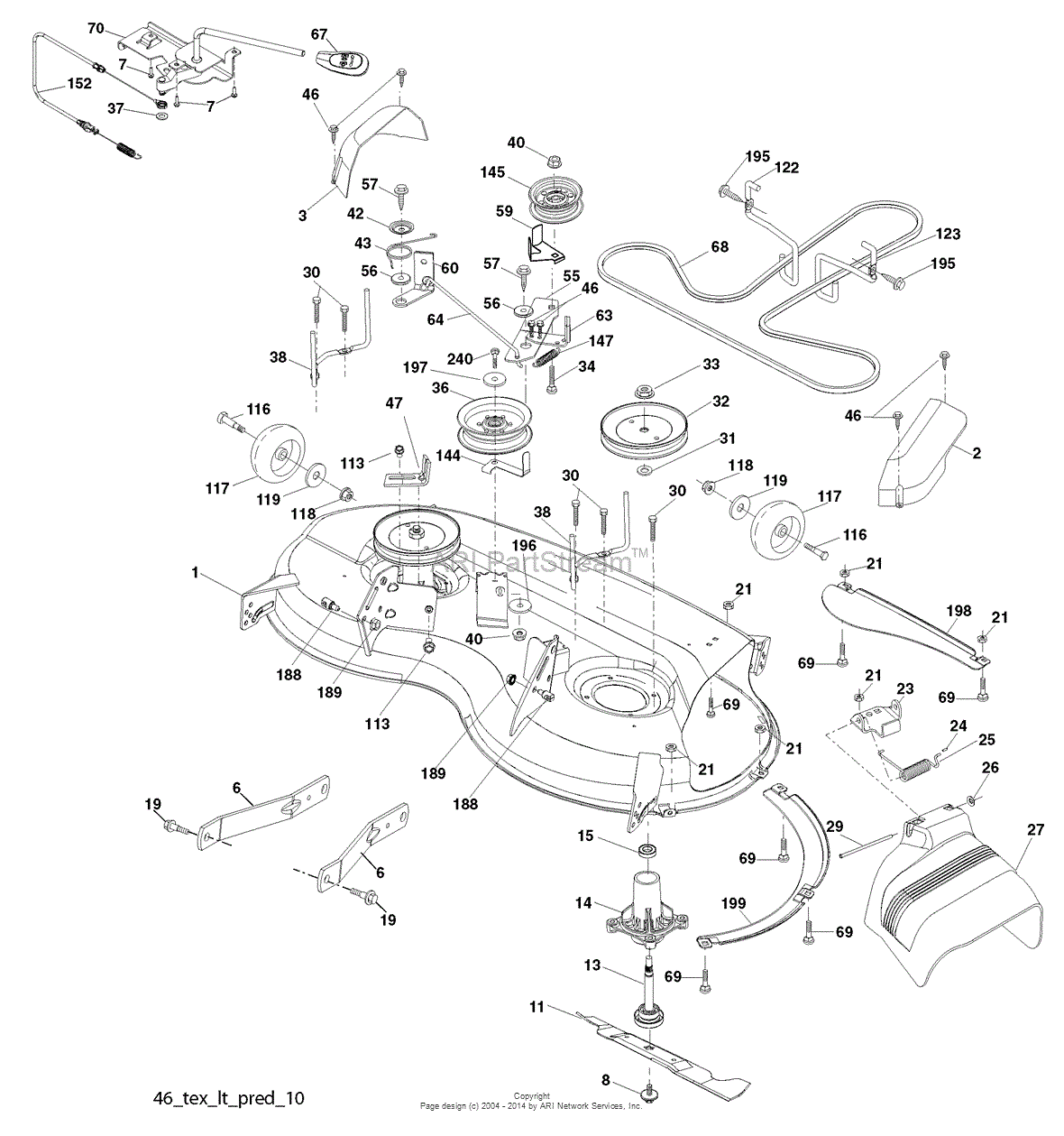 AYP/Electrolux PB195H46YT, 96042005900 (2007-10) Parts Diagram for ...