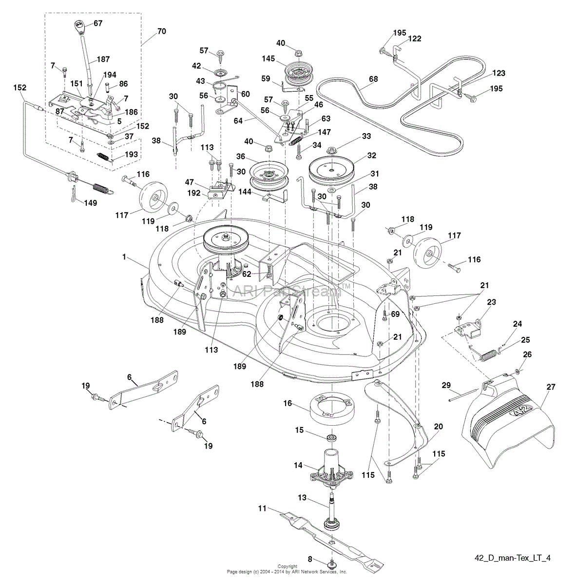 Ayp Electrolux Pb22h42yt, 96042002700 (2006-01) Parts Diagram For Mower 