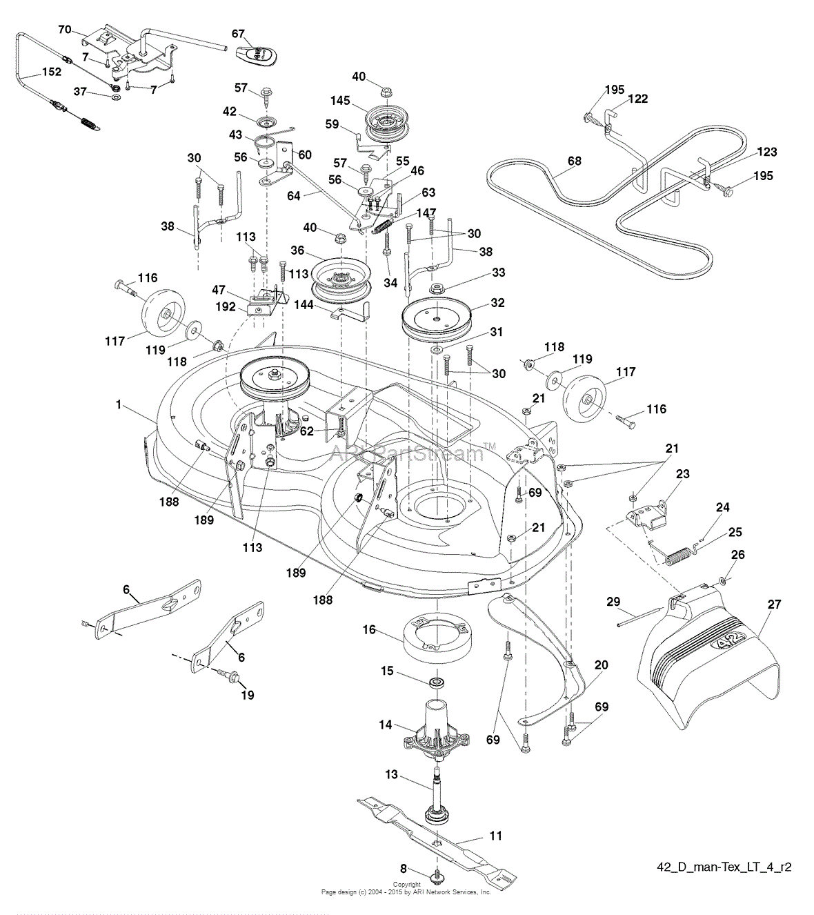 AYP/Electrolux PB22TH42YT, 96042004100 (2008-03) Parts Diagram for ...