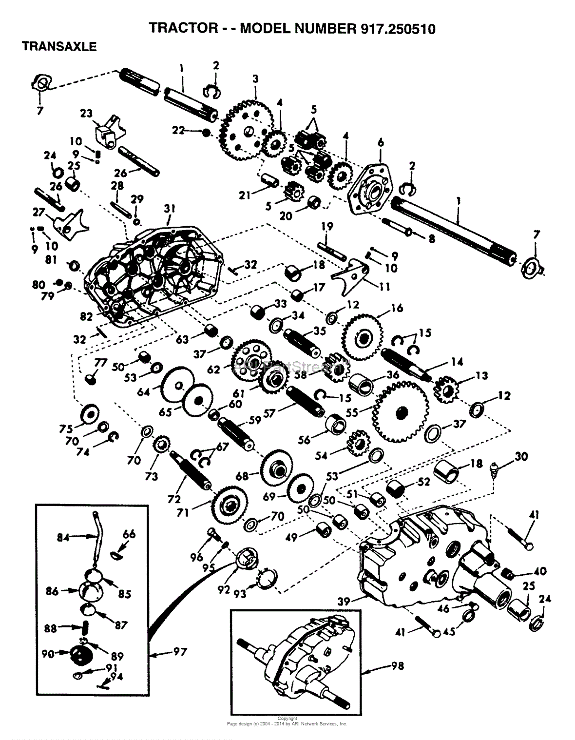 Ayp  Electrolux 917 250510  1999  U0026 Before  Parts Diagram