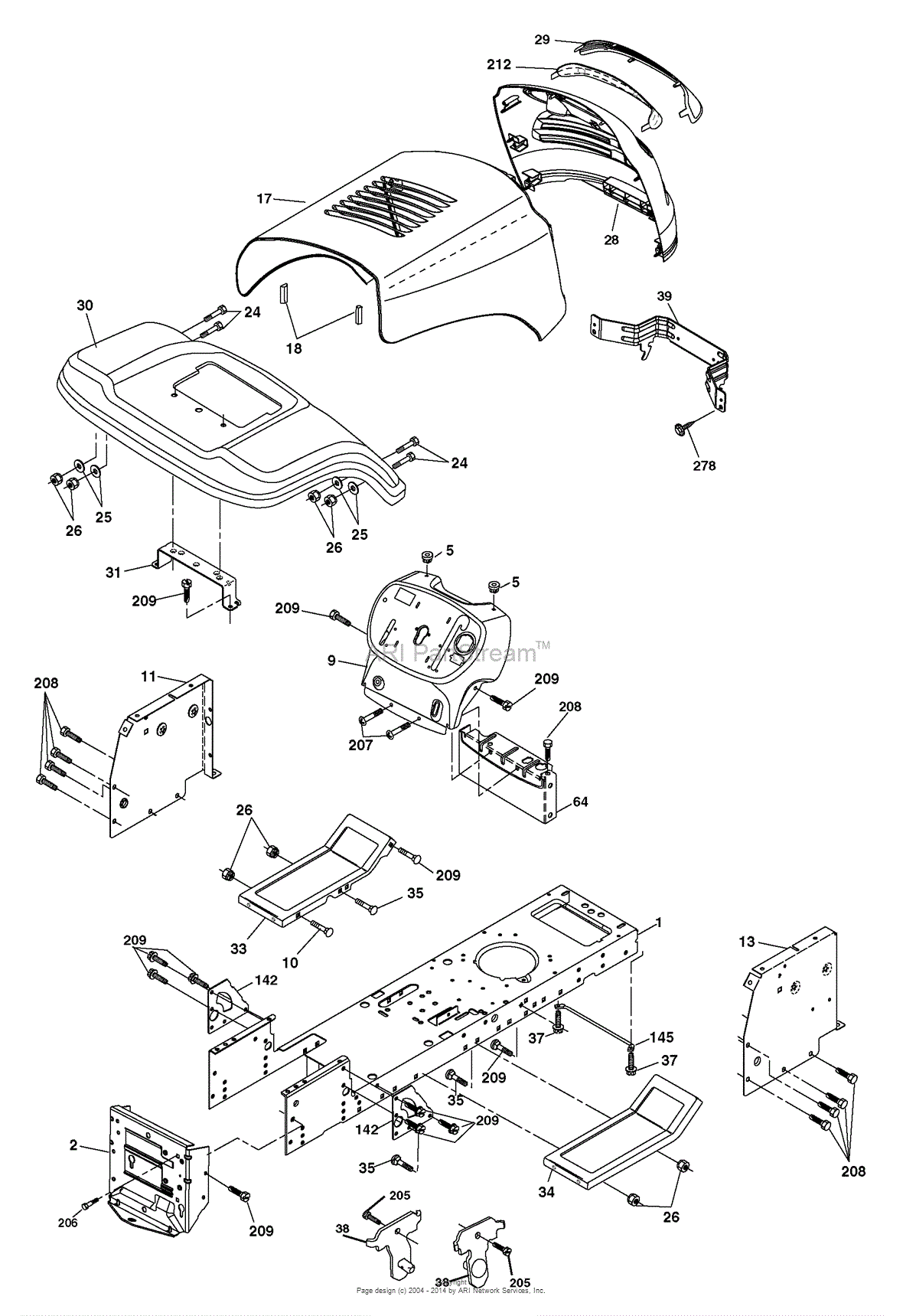 Electrolux bolt