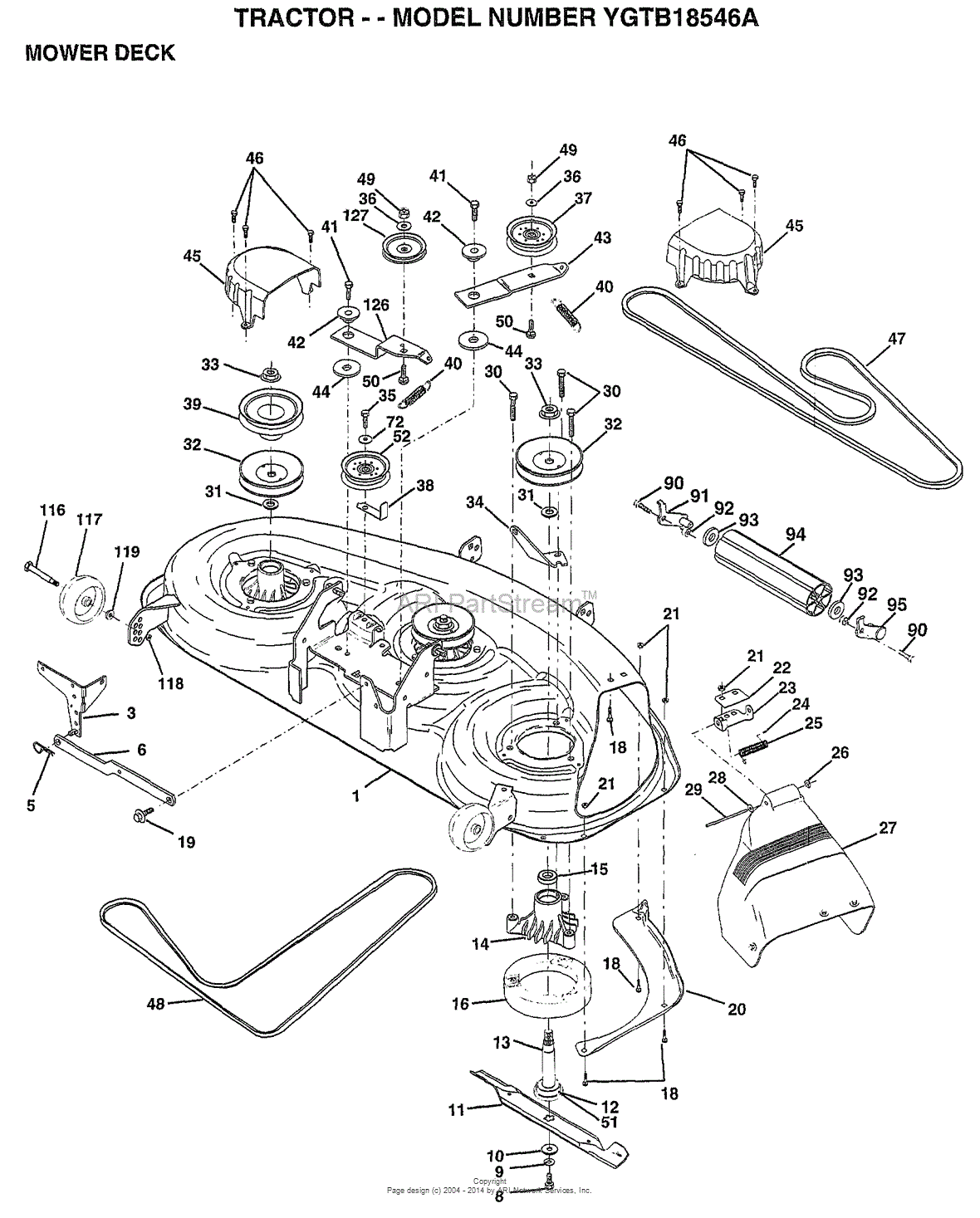 Craftsman Lt1000 42 Inch Mower Deck Belt Diagram Discounted Buy 