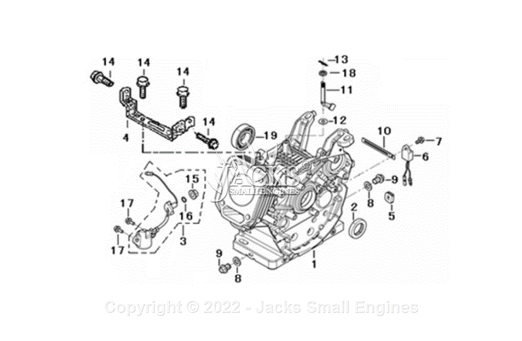 Be 85570150 Powerease R420 Engine Parts Diagram For Parts List 2 Crankcase 3121