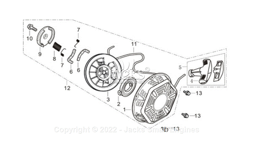 Be 85570150 Powerease R420 Engine Parts Diagram For Parts List 4 Recoil 4501