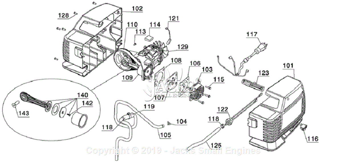 Black & Decker 919-16727 Parts Diagram for Pump