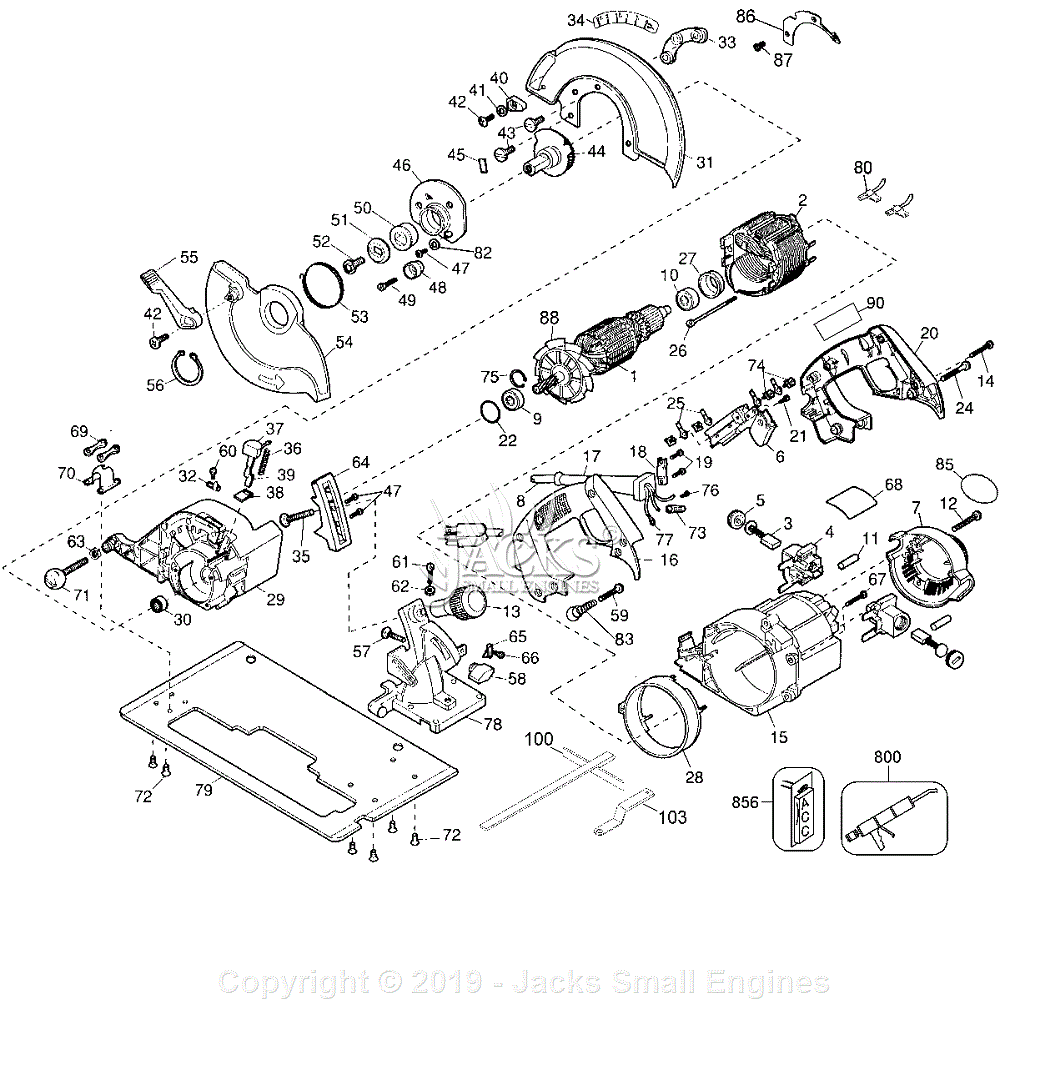 Black & Decker 2695 Parts Diagram for Circ Saw