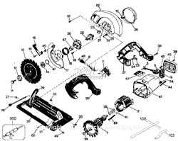 Black Decker 7391 type 2 Parts Diagrams