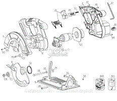 Black Decker BDCS1806 Parts Diagram for Circ Saw