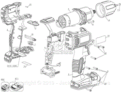 Black Decker BDCDE120 Parts Diagrams