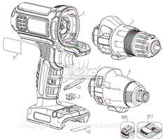 Black Decker BDCDMT120 Parts Diagrams