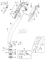 Black & Decker GH400 Type 1 Parts Diagram for Grass Trimmer