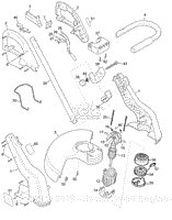 Black & Decker GH1000 Type 4 Parts Diagram for Grass Trimmer