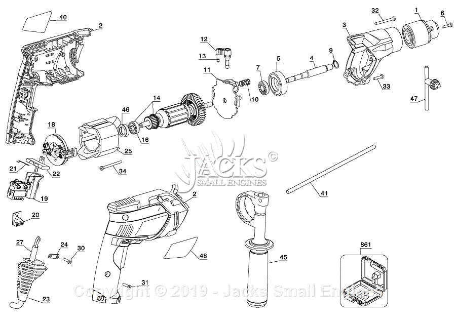 Black & Decker KR532 Spare Parts List Type: 1